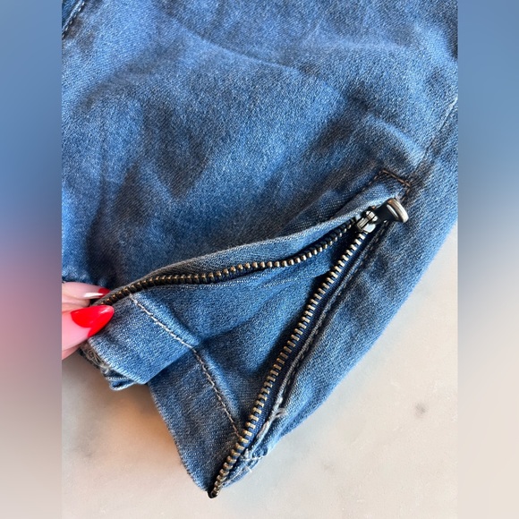 PAIGE Anthropologie Mayslie Low-Rise Joggers denim jeans 28 - Picture 11 of 12